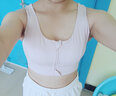 361°运动内衣防震高强度前拉链瑜伽文胸健身服女一体式运动背心女 粉色 M 实拍图