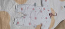 童泰秋冬婴儿衣服新生儿夹棉连体衣0-6个月宝宝哈衣 粉色丨C款 52cm 实拍图