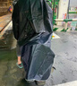 博沃尼克 电动车雨衣雨披大帽檐户外骑行成人电瓶摩托车 藏青色3XL 实拍图