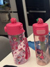迪士尼（Disney）儿童水杯直饮草莓熊随手杯塑料杯夏季杯子喝水杯大容量耐摔033TS 实拍图