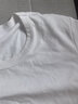 网易严选【T学家】冰丝冰感瘦瘦T恤220g重磅棉凉感5A抗菌女七夕送女友老婆 升级凉感-小圆领-云朵白 L 实拍图