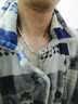 倔匠999足银男士项链霸气装饰无吊坠 粗加长款颈链 潮送男友链条素链 龙头版/长约50CM粗4.2MM约25.5克 实拍图