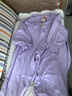 铜牛春夏艾草抗菌肤棉圆领七分袖睡衣家居服女套VJ088 鸢尾紫 XL (175/100) 实拍图
