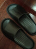 百慕倾臣夏季凉拖鞋女士室内外简约休闲舒适百搭软底防滑静音情侣拖鞋男 经典款【黑色】 42-43 正码 实拍图