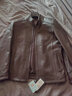 比菲力（BEVERRY）头层绵羊皮真皮皮衣男2025男士立领韩版外套海宁皮夹克外套夹克 棕色 L 实拍图