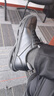 斯凯奇（Skechers）男士运动皮鞋软底足弓支撑运动鞋系带绅士商务鞋 BLK黑色 45 实拍图