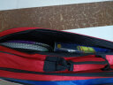 川崎KAWASAKI羽毛球拍包单肩背包网球包独立鞋袋便携多功能包KBB-8304D红蓝 实拍图
