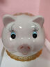 润华年存钱罐只进不出小猪储蓄罐可爱女生创意陶瓷储钱罐打不开 只进不出(含坐垫) 加大号粉色(存四万)【仅剩8件】 实拍图