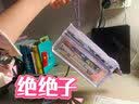 西语三层大容量透明笔袋ins日系初中生女孩简约铅笔盒文具盒防水收纳包高颜值小学高中生考试专用 3层大容量-丁香紫 实拍图