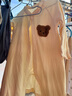 婧麒婴儿连体衣新生儿衣服纯棉春秋款套装打底宝宝春装哈衣爬爬服 绣花熊 73cm 实拍图