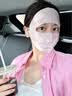 夏秦100%真丝防晒面罩全脸口罩桑蚕丝透气脸基尼防紫外线口罩女春夏 【镜空粉】真丝22姆米防晒面罩 凉感亲肤 实拍图