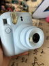 富士（FUJIFILM）instax  mini12 一次成像 立拍立得相机 mini12 绣球蓝 套餐三（官方标配+白边相纸40张） 实拍图