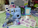 富士instax mini12一次成像拍立得相机（mini11拍立得相机升级版） 绣球蓝 套餐1：官配+10张+保护壳+束口袋+相册 实拍图