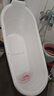捷贝（Jebe baby）成人浴桶大人泡澡桶沐浴桶加厚全身可坐大号家用带盖浴缸塑料浴盆 象牙白【加厚】1.4米保温盖+水勺 实拍图
