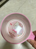 五和（WUHE）辅食碗儿童餐具宝宝吃饭碗卡通带手柄婴幼儿碗耐树脂食品级防烫 凯蒂猫单柄碗400ML 实拍图
