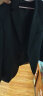 席臣加肥加大码西装外套休闲男宽松商务西服显瘦特大号胖子肥佬西服套装 黑色单西 6XL（230-250斤） 晒单实拍图