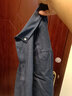 真维斯（Jeanswest）长袖衬衫男士春秋季新款修身免烫上衣牛津纺商务休闲衬衣外套 灰色+藏青色 4XL (175-190斤) 实拍图