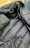 鸭鸭（YAYA）佟丽娅同款轻薄羽绒服男女同款短款休闲内胆薄款冬季保暖防寒外套 灰色-YE3C700311Y 2XL 实拍图