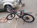 EG7山地自行车成人学生变速越野单车双减震赛车26寸青少年男女 辐条【升级减震 轻量铝架】炫彩 24寸27速【适合：145-165CM】 实拍图