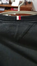 TOMMY HILFIGER【柔软亲肤】秋冬季男女纯棉休闲通勤纯色圆领内搭打底针织衫毛衣 【纯色绣标毛衣】- 经典黑BDS M （推荐：135-150斤） 实拍图