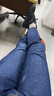 真维斯（JEANSWEST）牛仔裤男2025春夏柔软棉弹修身小脚裤潮流时尚印花男长裤深蓝34 实拍图
