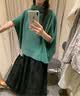 MUJIIDEE 女式 羊毛 背心 针织衫 罩衫 女装GAC84C3A 绿色 均码 （165/88A） 实拍图