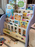 曼龙游戏围栏儿童书架绘本架宝宝玩具收纳架子储物柜子整理书架 维尔象五层书架-普鲁蓝 实拍图