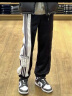 阿迪达斯 （adidas）【滔搏运动】adidas阿迪达斯三叶草女裤运动裤宽松弹力裤口长裤 GJ6580 34 实拍图