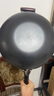 舍德章丘手工铁锅炒锅无涂层炒菜锅锻打锅物理不粘锅燃气灶电磁炉锅具 章丘手作平底锅 30cm 3 4CM铁锅4-6人+免费开锅 实拍图