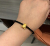 周六福3D硬金黄金转运珠女生肖牛 生日礼物定价AD166116 约1g  实拍图