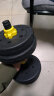 华亚（HUAYA） 哑铃男士杠铃套装可调节环保包胶手铃亚玲家用运动锻炼健身器材 10公斤（左右各5kg）+连接杆 晒单实拍图
