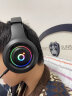 前行者X12无线蓝牙耳机头戴式物理降噪电竞游戏耳麦全包隔音笔记本台式电脑iPad平板手机通低延迟 典雅黑发光版【蓝牙/插线两用】 实拍图