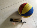 361°篮球中小学训练室内外耐磨5号橡胶儿童玩具篮球 红黄蓝 实拍图