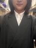 森马外套女中长款盘扣国潮高街宽松春秋拼接休闲西服107624111001 实拍图