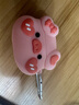 京苑 适用于AirPods Pro二代保护套airpods4苹果耳机套1/2/pro3代卡通蓝牙壳一二三代硅胶防摔保护壳 【爱心猪】+挂钩 AirPods Pro/Pro2保护套 实拍图