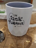 携宸简约漱口杯家用牙桶创意可爱牙缸杯套装情侣漱口杯塑料宿舍刷牙杯 灰白 实拍图