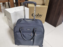 Goby果比拉杆包小型轻便登机箱电脑手提包两用防水旅游箱多口袋行李箱 太空灰 16英寸可登机(带电脑夹层） 实拍图