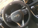 皆酷丰田方向盘套夏季凯美瑞亚洲龙保护套RAV4汉兰达威兰达翻毛皮把套 丰田-半翻毛皮+【时尚黑】圆型 实拍图