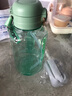 颂可吨桶Tritan饮用水杯大容量运动水壶耐高温杯子健身军训水杯 清仓特价*【Tritan材质】绿色1500ml 实拍图
