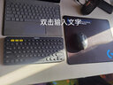 罗技（Logitech）时尚系列K390蓝牙键盘办公便携笔记本电脑平板iPad外接键盘办公用品送男友女友礼物WF13B 黑色 实拍图