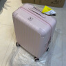 MARRLVE【5622】日系藕粉色旅行李拉杆小登机密码箱YKK拉链托运万向轮女 藕粉色M5622 24英寸 实拍图