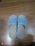 安尚芬 亚麻拖鞋男家居春秋情侣室内防滑地板四季居家软底一字拖女 蓝色 42-43 适合41-42（内长265mm） 实拍图