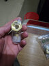 TURLEE天然气管热水器家用全铜电镀加厚4分双内外丝直通活弯头转接头 4分内外丝弯头本色 实拍图