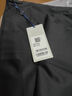 威可多（VICUTU）男士潮流西裤羊毛商务通勤百搭直筒长裤 黑色 180/90A 实拍图