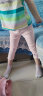 贝壳家族宝宝花边刺绣打底裤 夏装韩版新款女童儿童七分裤kz8750 粉色 130cm 实拍图