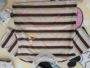 童泰（TONGTAI）婴儿短袖T恤夏季薄款男女宝宝纯棉衣服儿童休闲外出百搭上衣 杏白 90cm 晒单实拍图