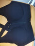 ubras中高强度运动文胸女士内衣女无钢圈美背胸罩 藏青紫色 S  实拍图