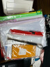 得力(deli)10只4色混装拉链袋 A4软质小学生科目分类文件袋 试卷收纳 办公学习用品  10袋装 27040 实拍图