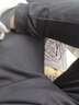 木林森（MULINSEN）品牌运动裤男春秋季纯色棉质加绒厚收口裤子男士束脚休闲跑步长裤 黑色拉链口袋-加绒加厚 2XL 实拍图