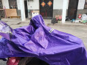 天堂 户外骑行雨衣雨披单人连体加厚牛津布电瓶车摩托车雨披 均码紫兰 实拍图